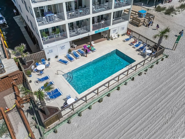 920 N Waccamaw Dr Unit 1302, Garden City Beach, SC 29576 - community pool with a patio