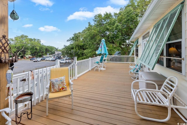 3926 Flagg St, Murrells Inlet, SC 29576 - view of wooden deck