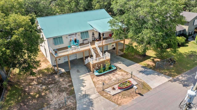 3926 Flagg St, Murrells Inlet, SC 29576 - aerial view of property and surrounding area