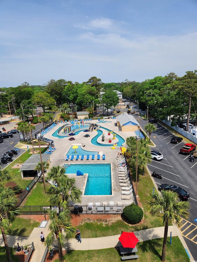5905 S Kings Hwy Unit 1816Rt, Myrtle Beach, SC 29575 - aerial view of a pool