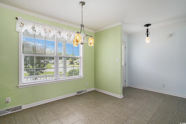 1001 Greencrest Ct, Conway, SC 29526 - unfurnished room featuring crown molding and baseboards