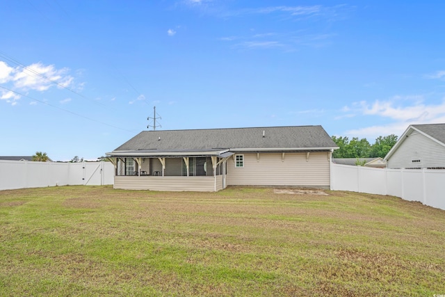 1220 Dunraven Ct, Conway, SC 29527 - back of property featuring a sunroom