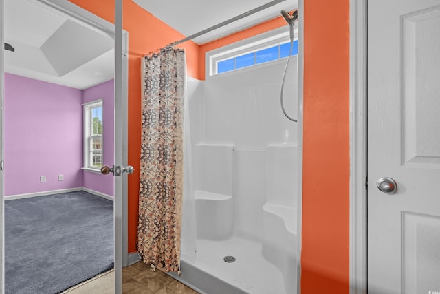 1220 Dunraven Ct, Conway, SC 29527 - full bath with curtained shower and baseboards