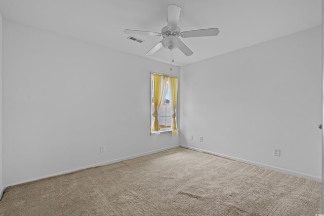 1220 Dunraven Ct, Conway, SC 29527 - carpeted spare room with ceiling fan and baseboards