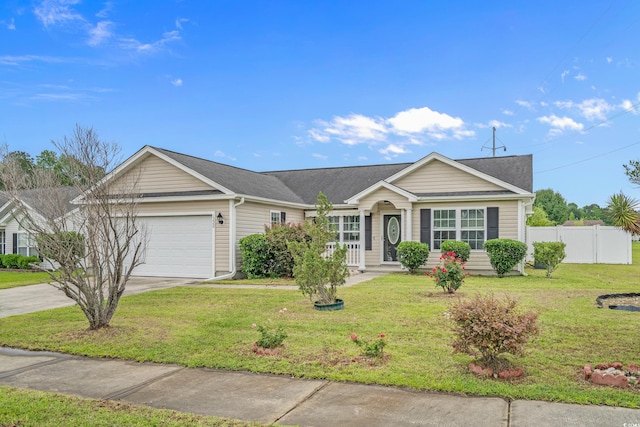 1220 Dunraven Ct, Conway, SC 29527 - ranch-style home with a garage and concrete driveway