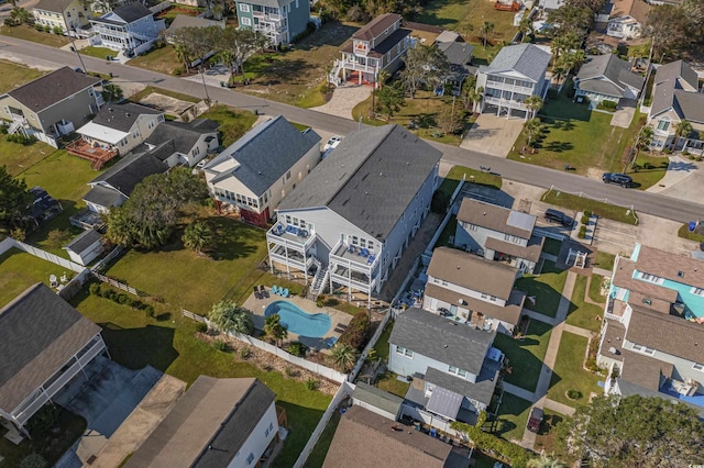 1613 Havens Dr, North Myrtle Beach, SC 29582 - aerial overview of property's location with a pool area and nearby suburban area