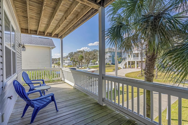 1613 Havens Dr, North Myrtle Beach, SC 29582 - view of wooden porch