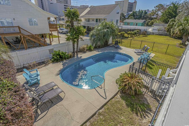 1613 Havens Dr, North Myrtle Beach, SC 29582 - view of pool with a patio