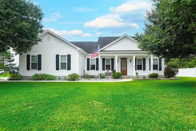 548 Fox Chase Dr, Conway, SC 29527 - view of front of property with a porch
