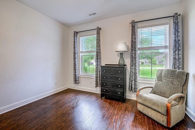 548 Fox Chase Dr, Conway, SC 29527 - sitting room with wood finished floors and baseboards