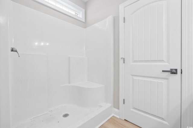 1900 Blue Bird Rd, Loris, SC 29569 - full bathroom with a shower and wood finished floors