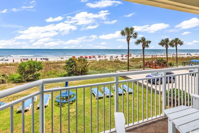 2501 S Ocean Blvd Unit 111, Myrtle Beach, SC 29577 - water view featuring local beach