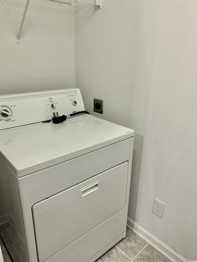 3677 Clay Pond Village Ln Unit 6, Myrtle Beach, SC 29579 - washroom with washer / dryer and baseboards