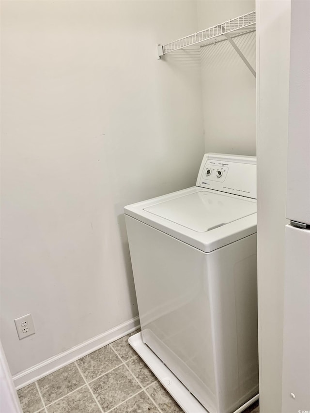 3677 Clay Pond Village Ln Unit 6, Myrtle Beach, SC 29579 - laundry room with washer / dryer and baseboards