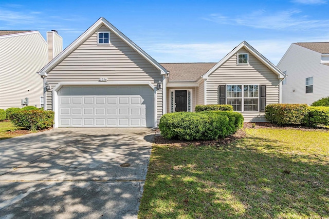 2336 Windmill Way, Myrtle Beach, SC 29579 - view of front facade with an attached garage, driveway, and a front yard