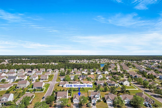 2336 Windmill Way, Myrtle Beach, SC 29579 - aerial view of property and surrounding area with nearby suburban area