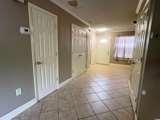 600 65th Ave N Unit 8, Myrtle Beach, SC 29572 - tiled foyer featuring ornamental molding and baseboards