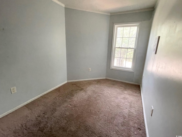 600 65th Ave N Unit 8, Myrtle Beach, SC 29572 - carpeted spare room featuring crown molding and baseboards