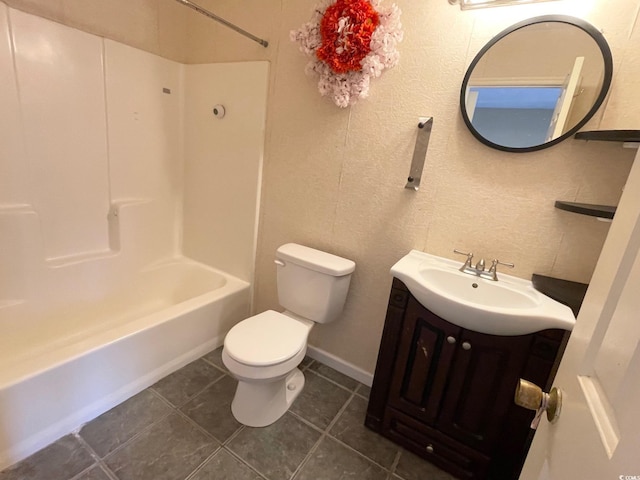 600 65th Ave N Unit 8, Myrtle Beach, SC 29572 - bathroom with vanity, toilet, shower / washtub combination, and tile patterned floors