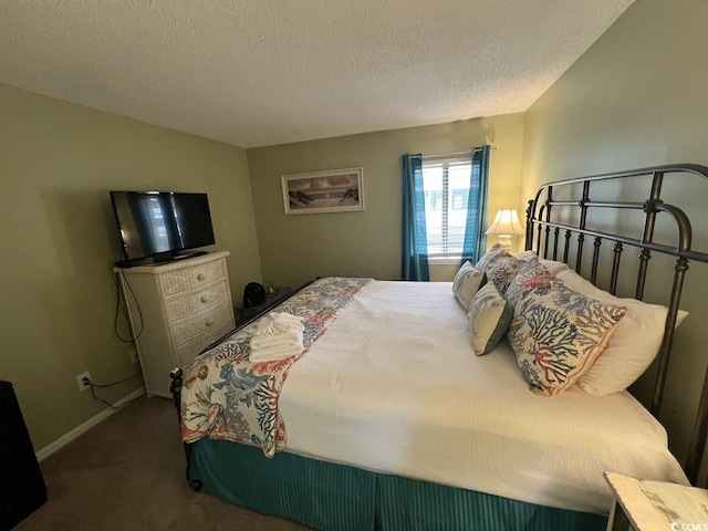 1101 Possum Trot Rd Unit A202, North Myrtle Beach, SC 29582 - bedroom with carpet and a textured ceiling