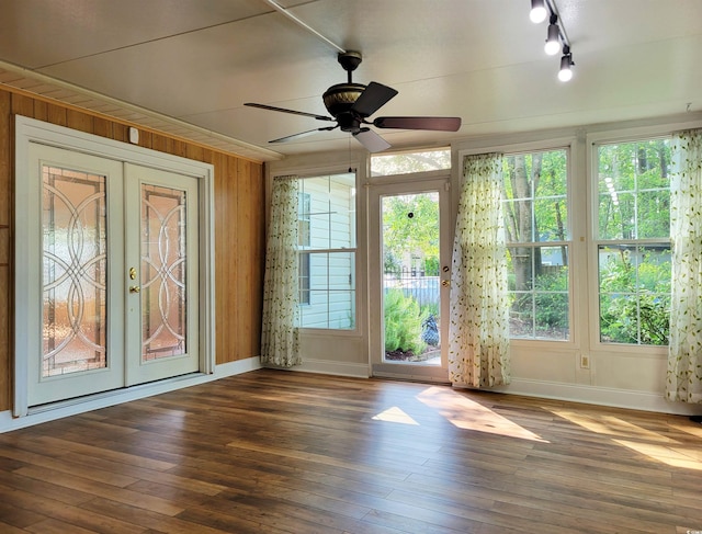 3904 Williamson Cir, Myrtle Beach, SC 29579 - unfurnished sunroom featuring french doors
