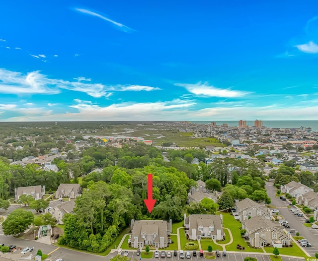 503 20th Ave N Unit 15B, North Myrtle Beach, SC 29582 - aerial view of residential area featuring a nearby body of water