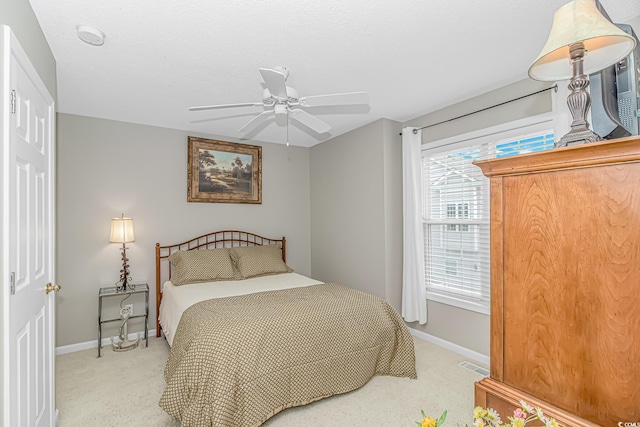 503 20th Ave N Unit 15B, North Myrtle Beach, SC 29582 - carpeted bedroom featuring baseboards and a ceiling fan
