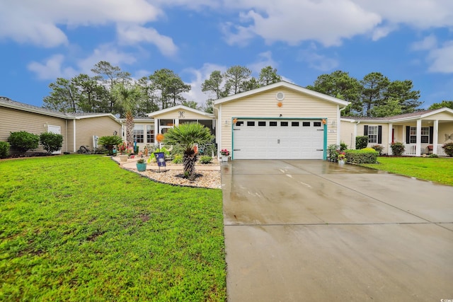 356 Lakeside Crossing Dr, Conway, SC 29526 - single story home with a front lawn, concrete driveway, and an attached garage