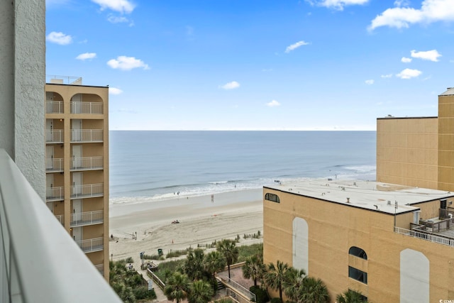 1207 S Ocean Blvd Unit 51001, Myrtle Beach, SC 29577 - water view featuring nearby beach