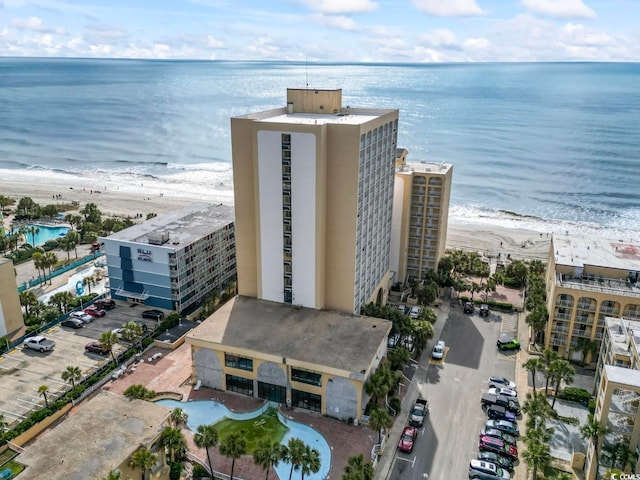 1207 S Ocean Blvd Unit 51312, Myrtle Beach, SC 29577 - aerial view of expansive beach and a pool