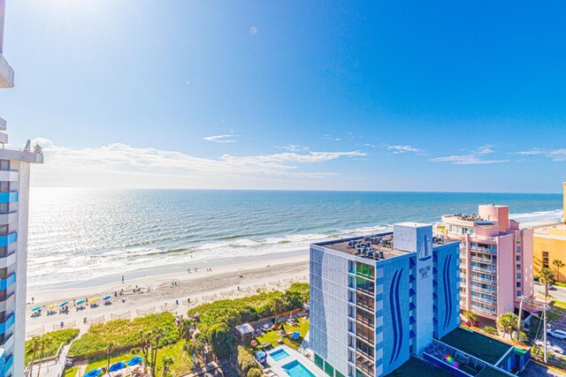 7100 N Ocean Blvd Unit 1421, Myrtle Beach, SC 29572 - water view with nearby beach