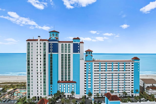 3000 N Ocean Blvd Unit 333, Myrtle Beach, SC 29577 - view of property featuring view of water and beach
