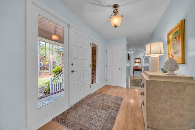 196 John Waites Ct, Georgetown, SC 29440 - foyer entrance featuring light wood finished floors and baseboards