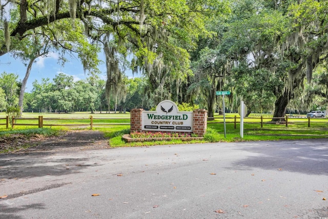 196 John Waites Ct, Georgetown, SC 29440 - community sign featuring view of scattered trees