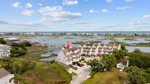 465 Vereen Rd Unit 10, Murrells Inlet, SC 29576 - aerial view of residential area featuring a large body of water