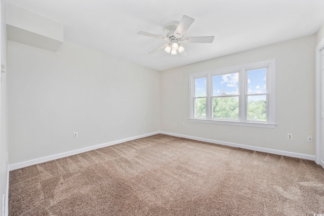 465 Vereen Rd Unit 10, Murrells Inlet, SC 29576 - carpeted empty room featuring baseboards and a ceiling fan