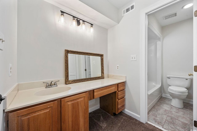 465 Vereen Rd Unit 10, Murrells Inlet, SC 29576 - full bath featuring vanity, toilet, baseboards, and bathtub / shower combination