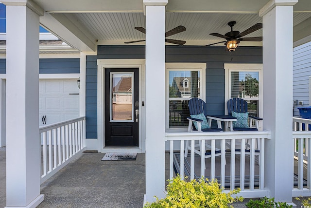 981 Mourning Dove Dr, Myrtle Beach, SC 29577 - entrance to property with a porch and a ceiling fan
