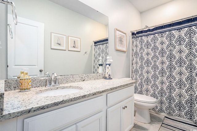 981 Mourning Dove Dr, Myrtle Beach, SC 29577 - bathroom with vanity, toilet, and curtained shower