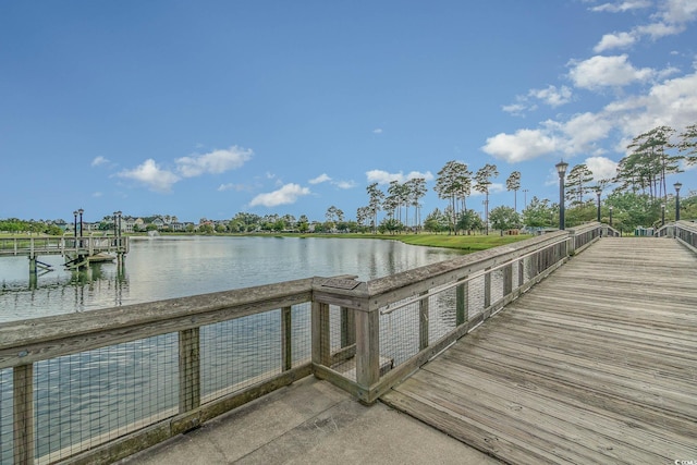 981 Mourning Dove Dr, Myrtle Beach, SC 29577 - dock with a water view