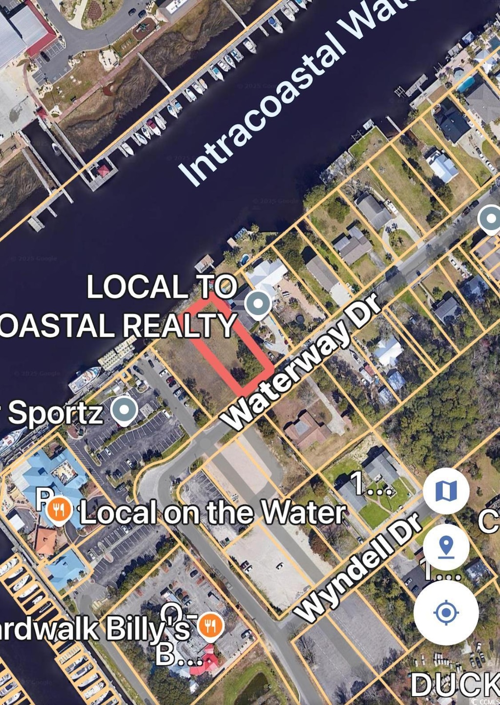1313 Waterway Dr, North Myrtle Beach, SC 29582 - map of property location