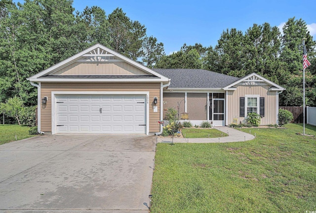1904 Ronald Phillips Ave, Conway, SC 29527 - ranch-style home featuring concrete driveway and an attached garage