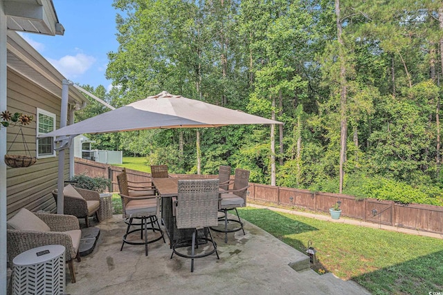 1904 Ronald Phillips Ave, Conway, SC 29527 - view of patio featuring outdoor dining space