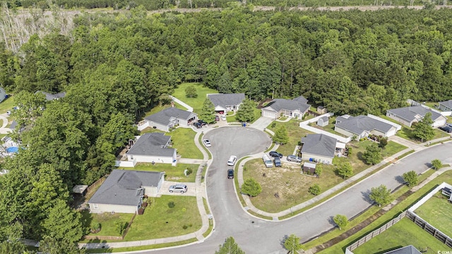 1904 Ronald Phillips Ave, Conway, SC 29527 - aerial view of property and surrounding area with a heavily wooded area and nearby suburban area