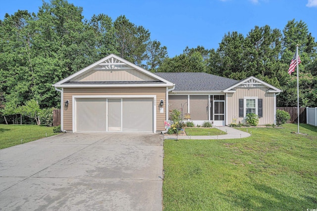1904 Ronald Phillips Ave, Conway, SC 29527 - view of front facade featuring concrete driveway and an attached garage