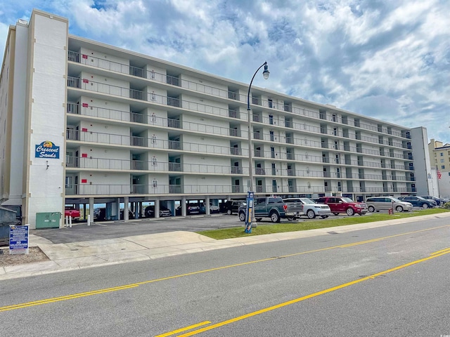 2101 S Ocean Blvd Unit A-4, North Myrtle Beach, SC 29582 - view of apartment building / complex with a parking lot