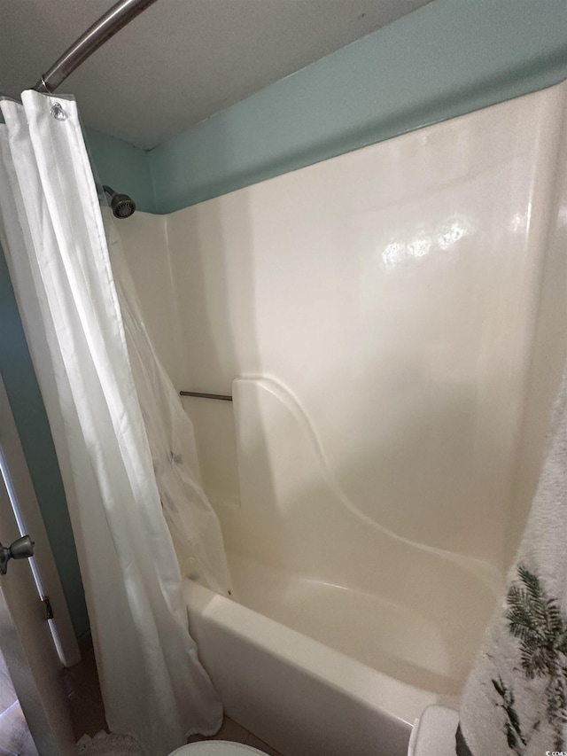 2101 S Ocean Blvd Unit A-4, North Myrtle Beach, SC 29582 - full bathroom with shower / bath combination with curtain and toilet
