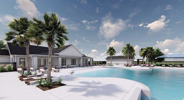 5039 Selene Ct, Myrtle Beach, SC 29588 - swimming pool featuring a patio