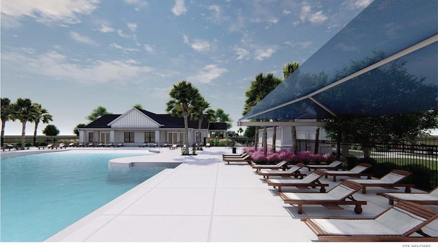 5039 Selene Ct, Myrtle Beach, SC 29588 - community pool featuring a patio