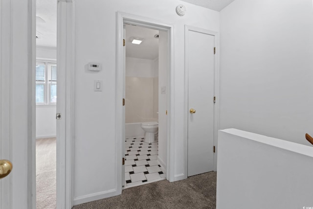 218 Waccamaw Village Dr Unit 218, Myrtle Beach, SC 29579 - hallway with carpet floors and baseboards